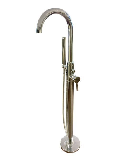 Best Design Power Vrijstaande Badkraan Chroom