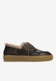 Shabbies Amsterdam CHEWY MOCCASIN Sneaker Cuir Marron Foncé - Taille 39