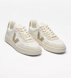 Veja V-90 Lage Sneakers Taupe Dames