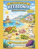 Kefalonia Coloring Book for Kids: A Greek Island Adventure for Ages 6–8