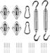 Tente Kit de fixation - Accessoires de tente montage pour carré triangulaire - Kit de fixation de voile d'ombrage