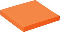 Quantore Memoblok 76x76mm neon oranje 100 vel | 6 stuks