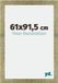 yd. Cadre photo 61x91,5 cm Or Antique MDF Mura