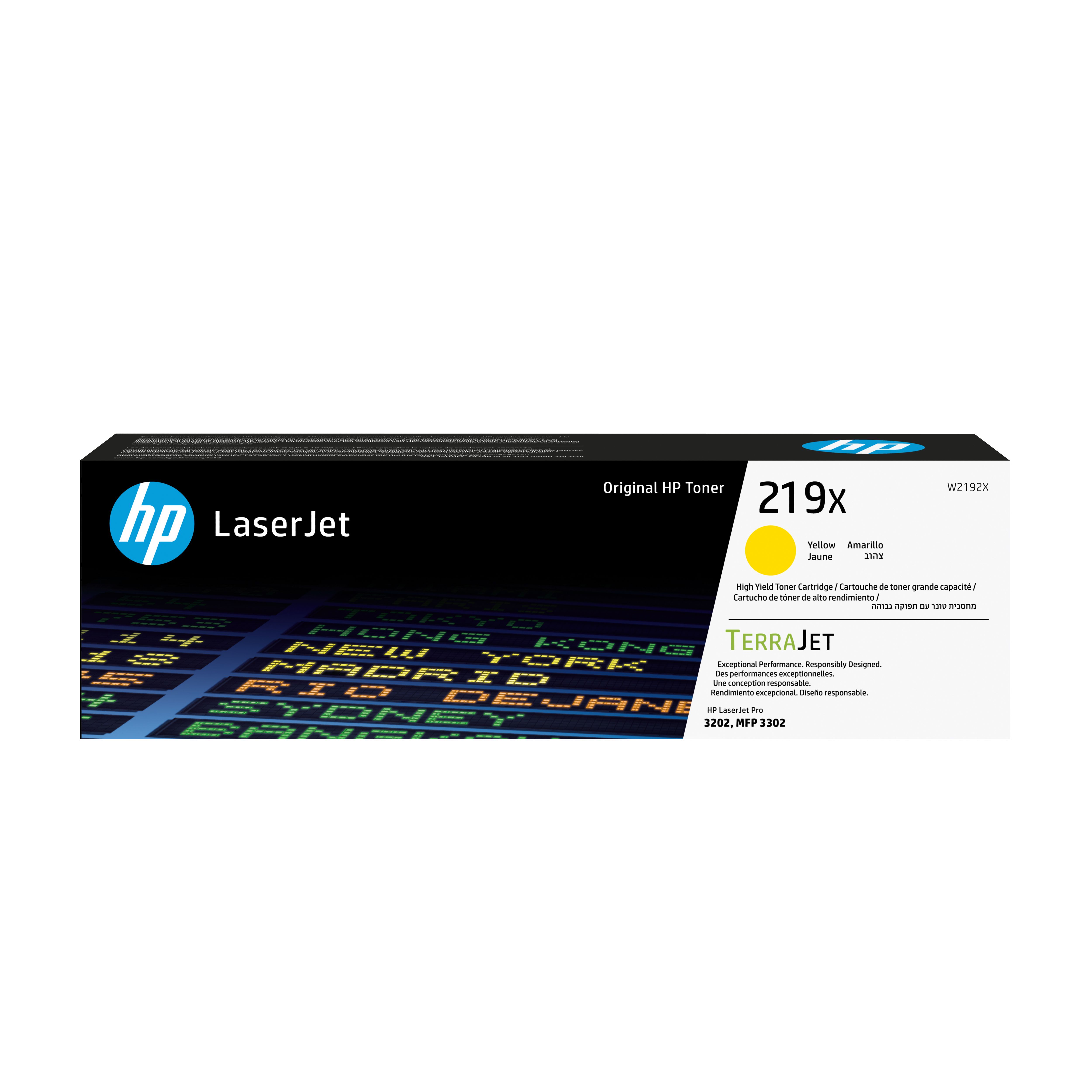 HP 219X Yellow Toner Cartridge - High Capacity - Original