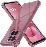 Techsuit Hoesje geschikt voor Motorola Moto G67 Power/G57 Power - Shockproof Silicone Back Cover - Zwart
