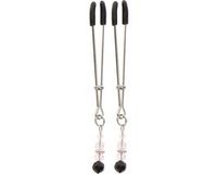Taboom - Tweezers With Beads - Nipple Clamps Silver