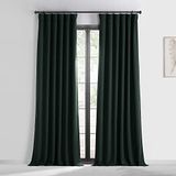 HPD Half Price Drapes Kamerverduisterende gordijnen 243,84 cm lang voor slaapkamer en woonkamer (1 paneel), 127 x 243,84, Dark Mallard