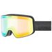 uvex pyrit V - Skibril voor volwassene - meekleurend - vergroot en condensvrij gezichtsveld - black matt dl/green-clear - one size