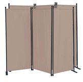 QUICK STAR Paravent Set de 2 cloisons, 170 x 165 cm, couleur sable