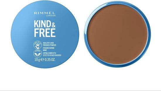 Rimmel London KIND & FREE Vegan Pressed Powder - 050 Deep