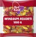 Red Band winegum assorti snoep - fruitige mix - zak 1000g