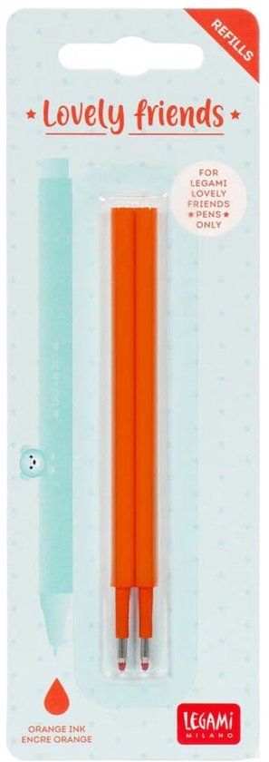 Legami Lovely friends vulling - 2 st - Oranje