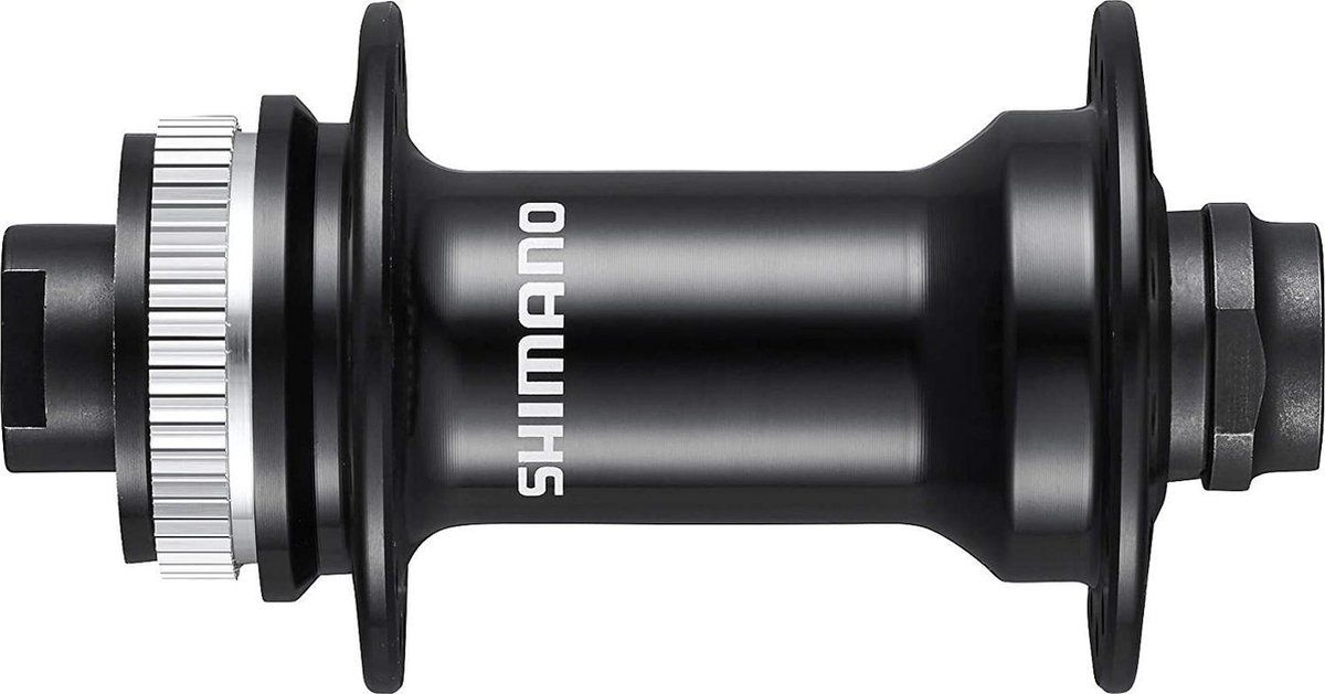 Shimano Voorwielnaaf Aluminium 12 Mm Schijfrem Zwart