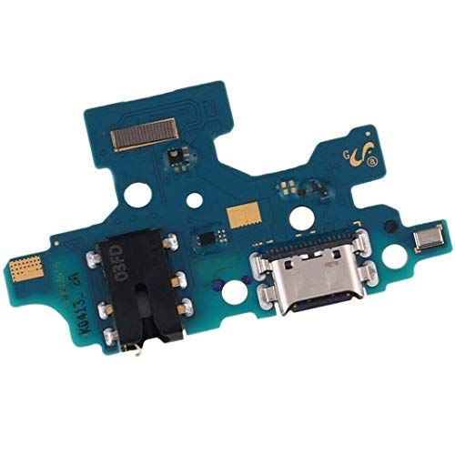 OnlyTech Oplaadaansluiting compatibel met Samsung Galaxy A41 A415F - interne vervanging met USB-stekker type C, microfoon, antenne en jackstekker