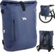 Unyqoos® 3-in-1 fietstas 20-25 liter, blauw