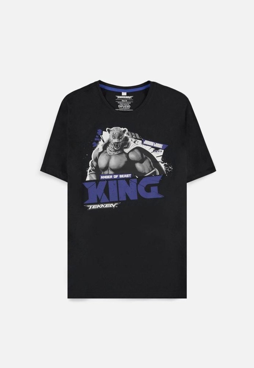 Difuzed Tekken Heren Tshirt -2XL- King Zwart