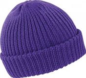 Result Dikke winter muts unisex paars