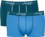 Sloggi Retro Pants Blue Start Heren Boxershorts Katoen Elastaan Meerdere Kleuren Maat S