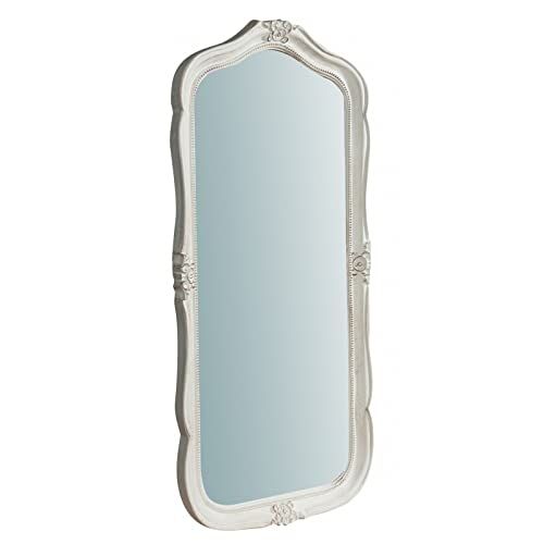 Biscottini vintage spiegel, 102 x 45 cm, wandspiegel voor badkamer en slaapkamer, ingangsspiegel