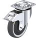 Blickle LK-PATH 125KF-1-FI-ELS Zwenkwiel met rem Wieldiameter: 125 mm Draagvermogen (max.): 160 kg 1 stuk(s)