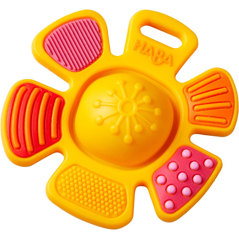 Haba Popping Flower - Bijtring - Unisex - Hout/Silicone - 6+ maanden