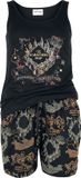 Harry Potter Marauder's Map Pyjama zwart Katoen -