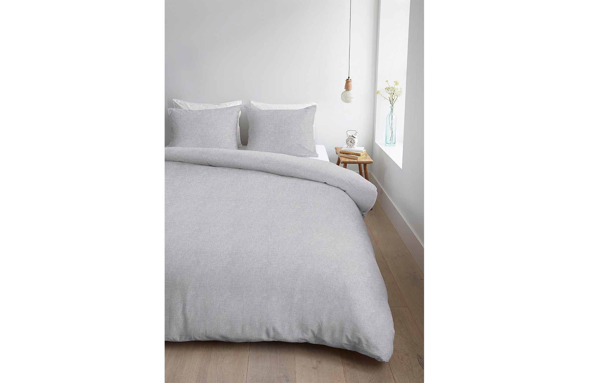 Ambiante Swiss Sense Ambiante Edo Dekbedovertrek Soft Grey