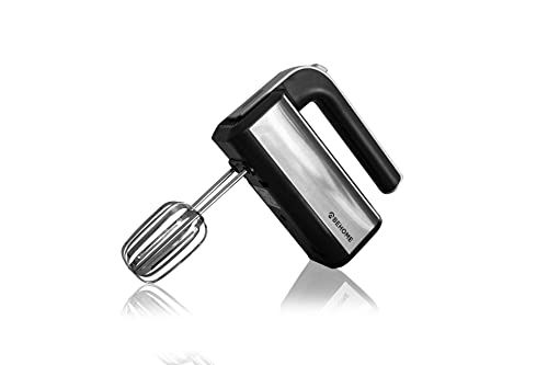 BEHOME Elektrische mixer - 5 snelheden - 300 W - Zilver/Zwart