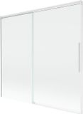 Mexen Rox paroi de douche 2 pièces coulissant 170 x 150 cm, transparent, blanc