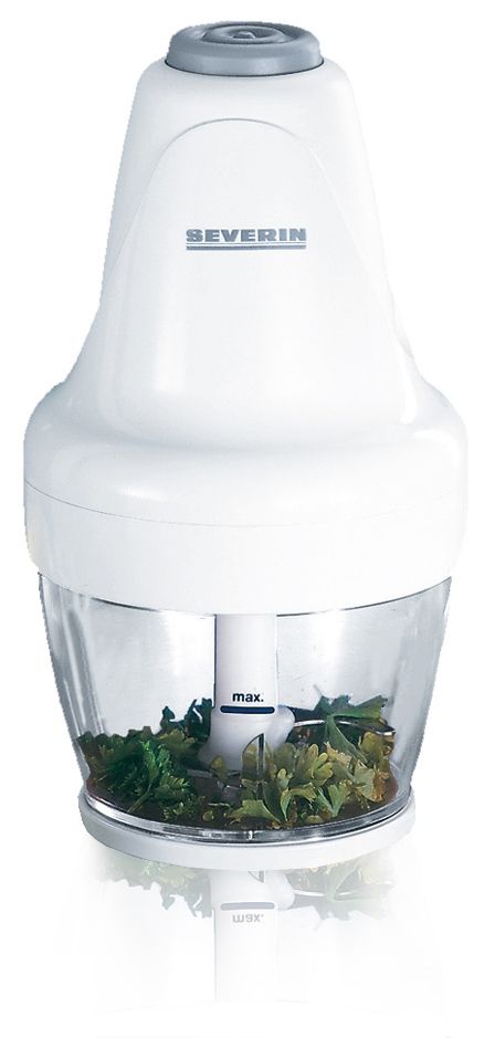 Severin UZ 3861 - Elektrische Hakmolen - 0.65L - 260W - Grijs/Wit