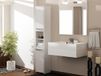 Meuble de salle de bain, blanc, largeur 30 cm, panneau de particules