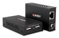 Lindy 43408 AV-zender & ontvanger Zwart