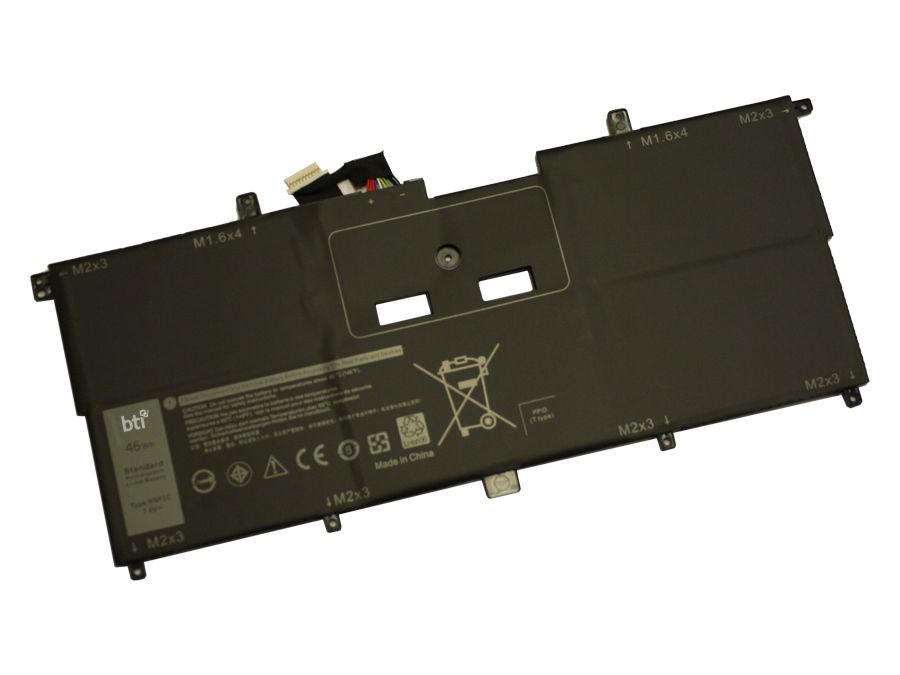 BTI NNF1C - Laptop Battery for DELL XPS 9365 - 45 Wh - Black