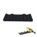 Avilia Teppich Organizer voor blikjes en flessen, ruimtebesparende oplossing met stapels, van siliconen, 29,5 x 9,5 x 1,5 cm, zwart