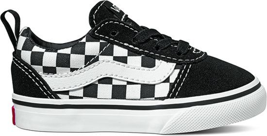 Vans Ward Slip-On Sneakers Kids Unisex - maat 21 - (Checkered) Black/True White