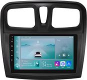 Happiq Autoradio met Bluetooth en CarPlay voor Renault Logan 2 & Sandero 2 (2012-2019)