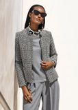 MADELEINE Blazer Blazer zwart / wolwit