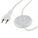 REV 0505665555 kabel, kabel met schakelaar en eurostekker, 2 m, max. 2 A, wit