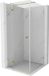 Mexen Lunar T cabine de douche avec porte battante gauche 120 x 120 cm, transparent, or