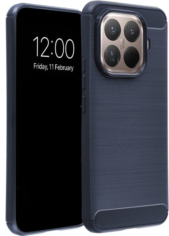 imoshion Brushed Backcover - Donkerblauw - Geschikt voor Xiaomi 15T Pro