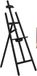 HOMCOM Chevalet de peinture - Bois de pin - Noir - 51,5 x 71,5 x 134,5 cm