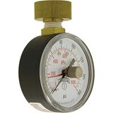 Winters PET-serie stalen dubbele schaal maximale aanwijzer watertest manometer met polycarbonaat lens, 0-160 psi/kpa, 2-1/2 inch wijzerplaat display, -3-2-3% nauwkeurigheid, 3/4 inch vrouwelijke