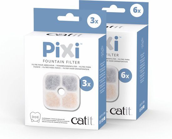 Catit Pixi Fountain Filter Cartridge - 6 stuks