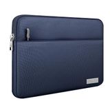 MoKo Laptop Sleeve Case Fits Surface Pro X/Pro LTE 12.3 Inch, Surface Laptop Go 12.4", Google Pixel Slate 12.3", Zipper Polyester Bag with Pocket, Fit Surface Pro Type Cover and Pen - Indigo