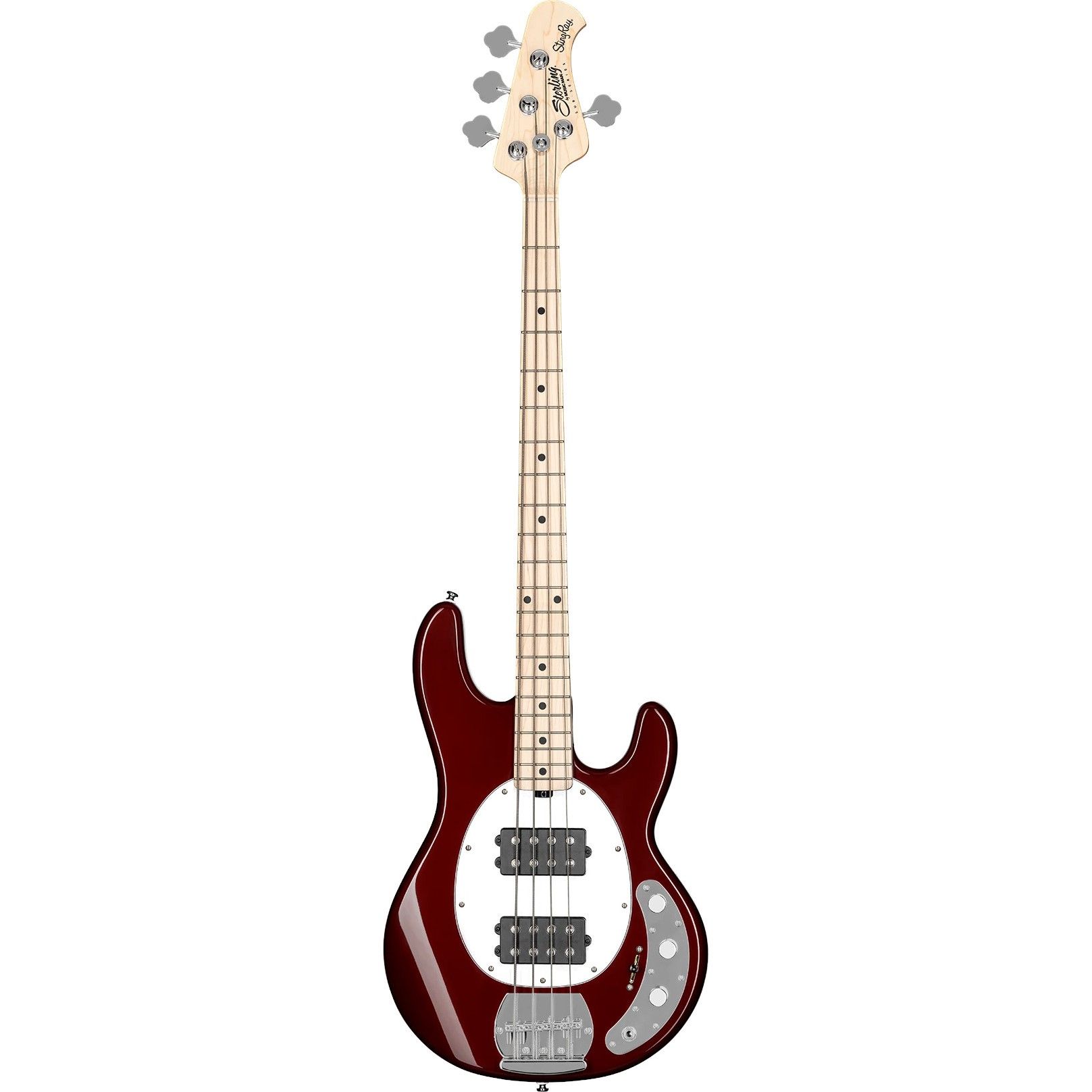 Sterling by Music Man StingRay Ray4 HH Candy Apple Red - 0810002951336