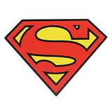 DC Comics Superman Metalen logobord