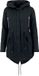 Urban Classics Sherpa Lined Cotton Parka Dames Winterjas - Zwart - 5XL