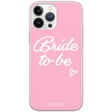 ERT GROUP mobiel telefoonhoesje voor iPhone 13 PRO - Babaco patroon Bride to be 001