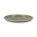 Assiette à petit-déjeuner, émail réactif, grès, vert olive, Ø22 cm
