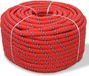 vidaXL Corde de bateau 10 mm 250 m Polypropylène Rouge